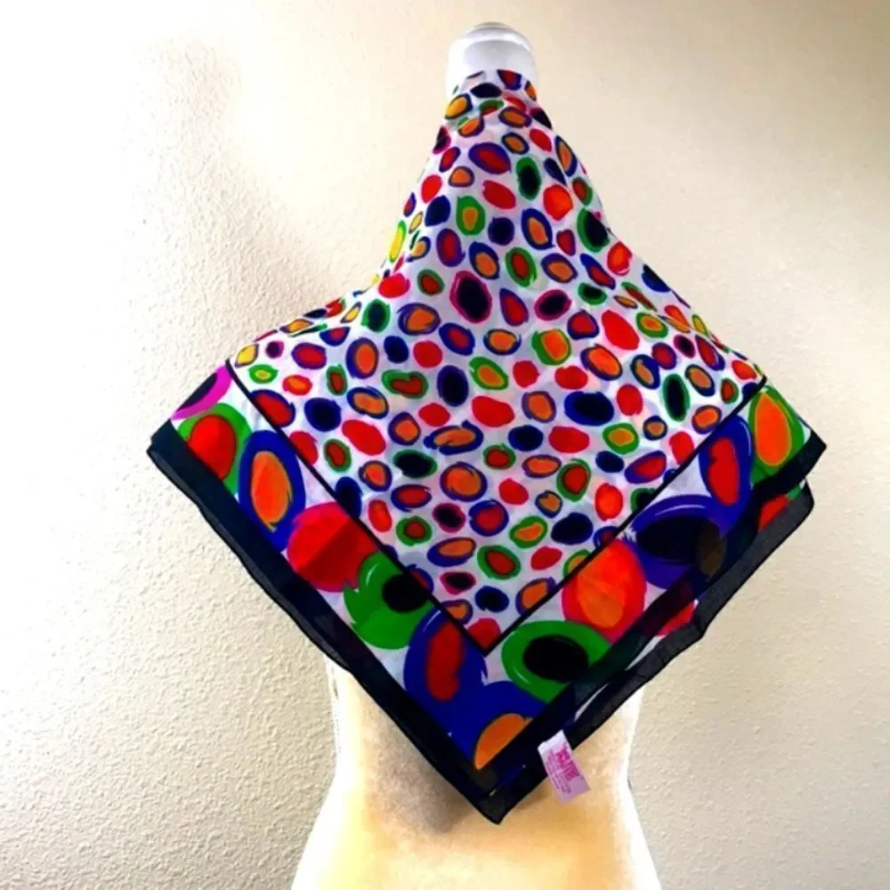 Vintage Multicolor Acute Scarf